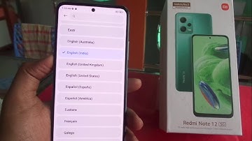Redmi Note 12 5G language change solution / default language to English.