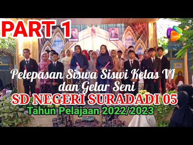 PELEPASAN SISWA SISWI KELAS VI SD NEGERI SURADADI 05 || Tahun Pelajaran 2022/2023 - Part. 1 class=