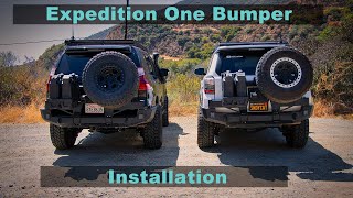 Expedition One bumper install tips/modifications on 5th Gen 4Runner and GX460 (not full install)