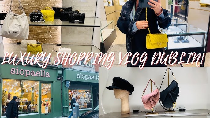 LUXURY SHOPPING VLOG DUBLIN: CHANEL, LOUIS VUITTON, LOUBOUTIN, come shop  with me! #chanel 