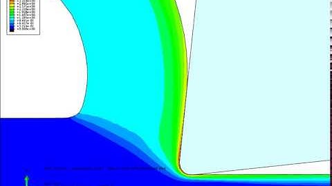 Abaqus explicit Arbitrary Lagrangian Eulerian formulation ALE orthogonal cutting of AISI 1045 PEEQ 2