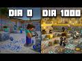 Sobrevivi 1000 DIAS até FICAR RICO no MINECRAFT RANKUP - O FILME