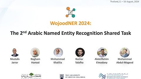 Arabic Named Entity Recognition Shared Task (WojoodNER 2024)