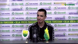 Eduardo Barros fala em coletiva após vitória diante do Botafogo-SP | Coletiva | 29/08/26