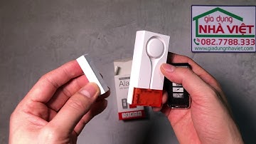 Hướng dẫn máy báo động cảm biến tách cửa và cảm biến rung KS-SF06R