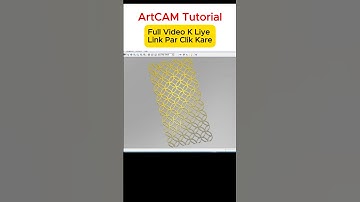 #jali #design aur #2dcutting Tool Path ka Simple #art #artcam #tutorial #interiordesign #shorts