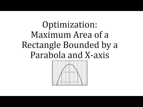 Optimization: Maximum Area