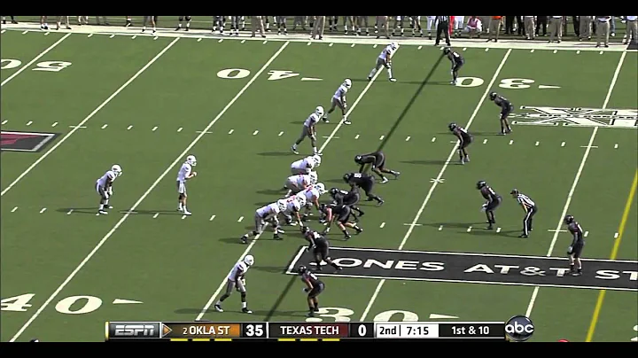 Brandon Weeden vs Texas Tech 2011