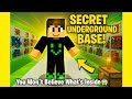 Minecraft Secret Underground Base Tour – Hidden Rooms, Armor Displays & Redstone Traps! 🔥