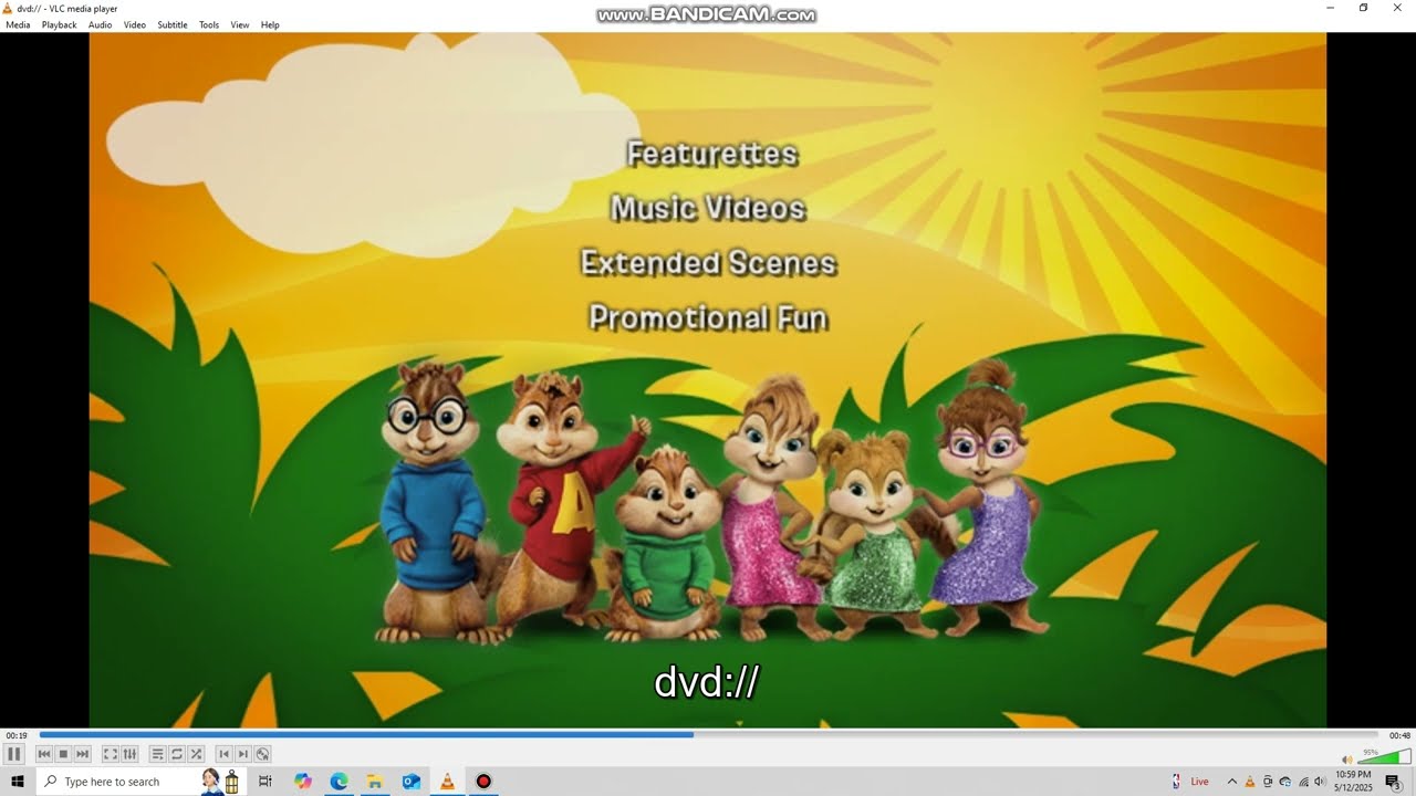 Chipwrecked Island Adventures Sing Along DVD Menu Walkthrough