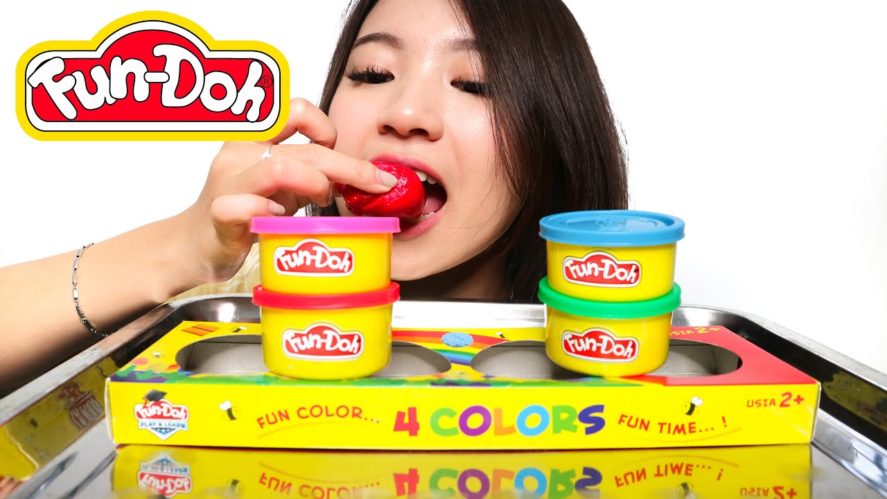 MUKBANG FUN DOH - MAINAN LILIN MALAM || SUPAYA MAKIN PINTAR