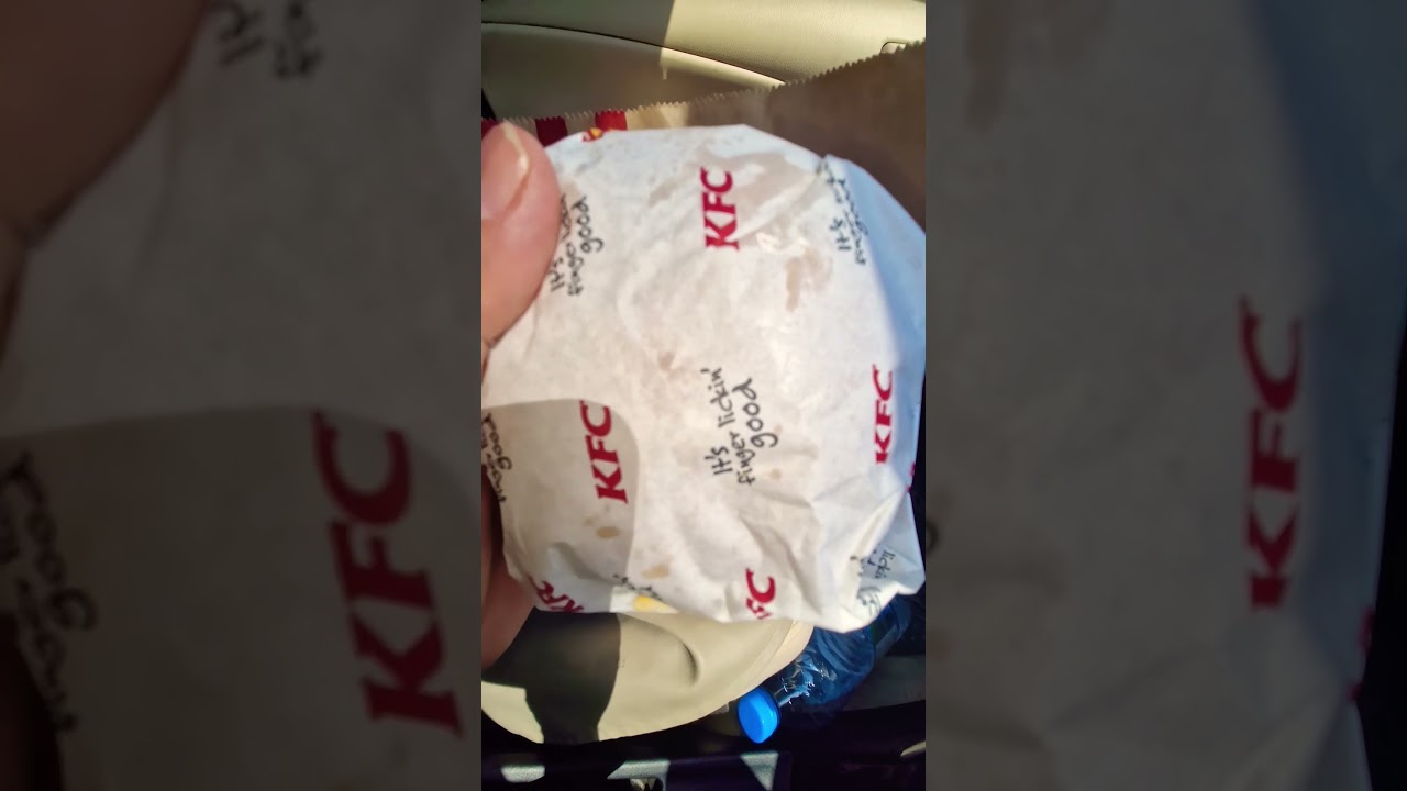 kfc crunch burger review