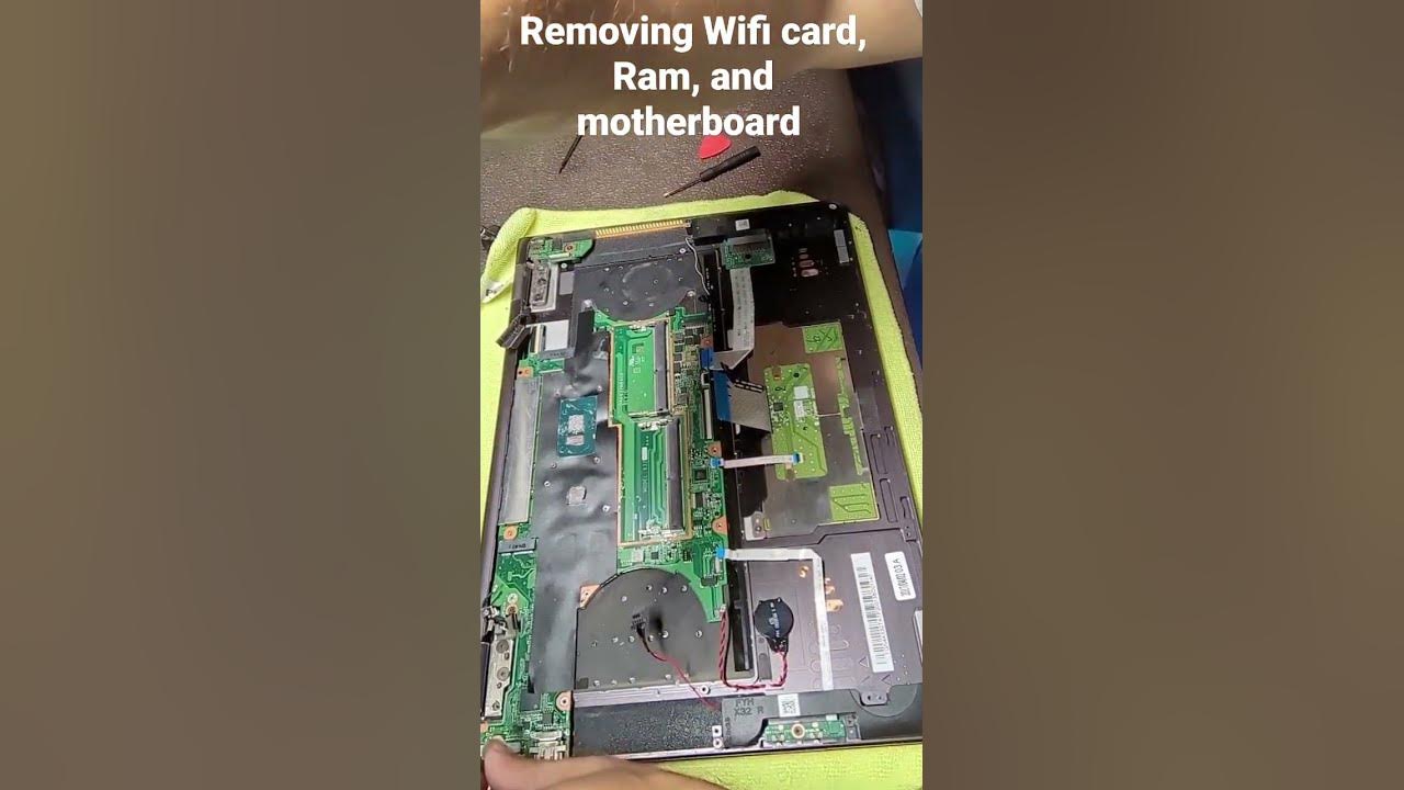 removing-a-motherboard-from-a-hp-spectre-laptop-youtube