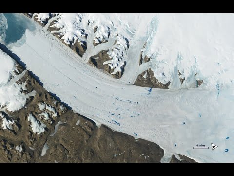 Time-lapse of Earth's glaciers over 48 years