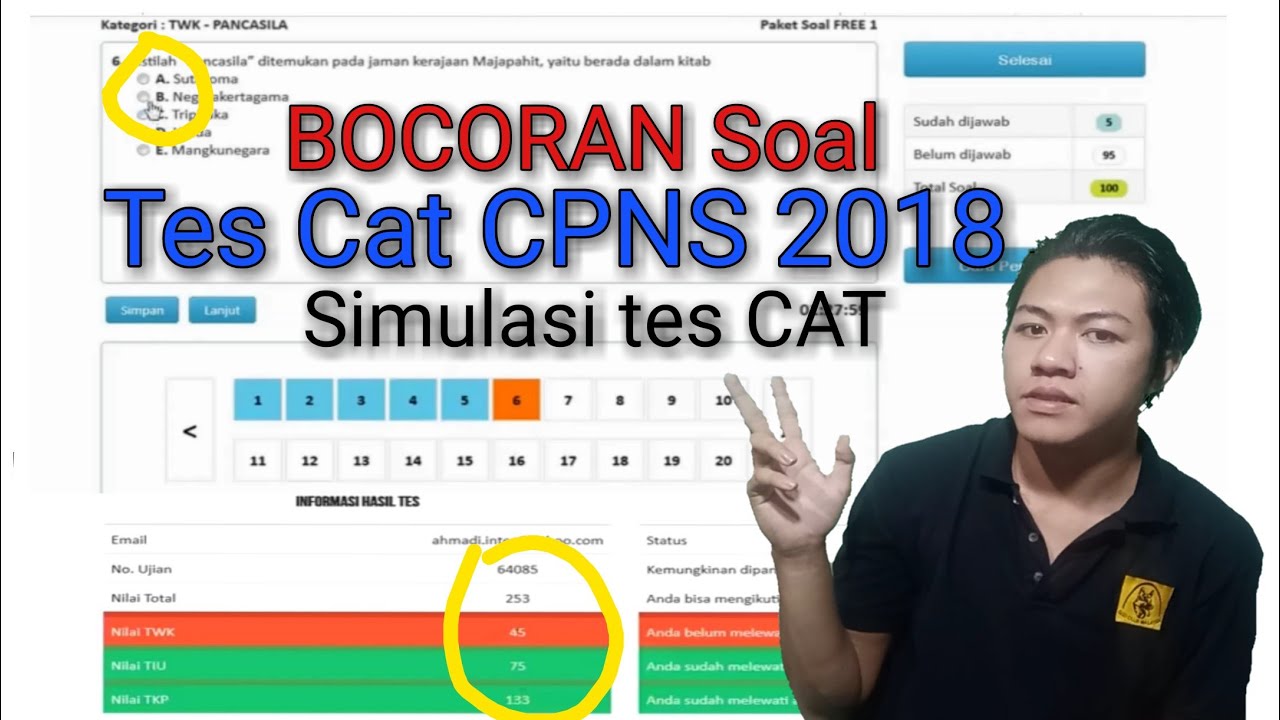 View Soal Cat Cpns 2018 Dan Kunci Jawaban PNG