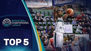 Top 5 Plays - Tuesday - Gameday 12 - Basketball Champions League 2017