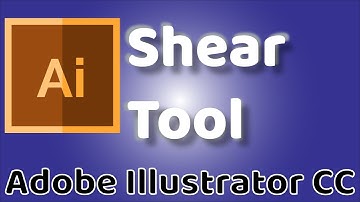 Shear Tool - Adobe Illustrator CC 2019