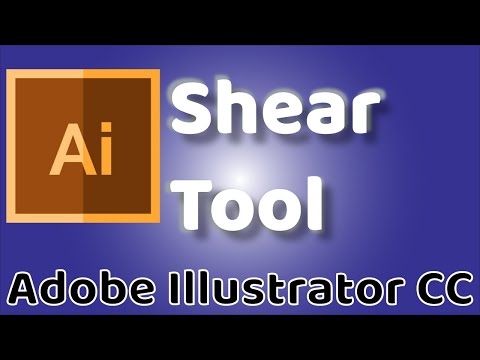 Shear Tool - Adobe Illustrator CC 2019