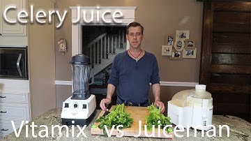 Celery Juice - Vitamix vs Juiceman
