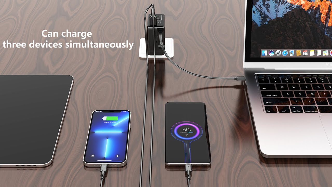 2026 Portable Retractable Charger Coming 丨Smart Display USB Charger 3 Ports