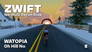 Zwift no-HUD recon: Oh Hill No