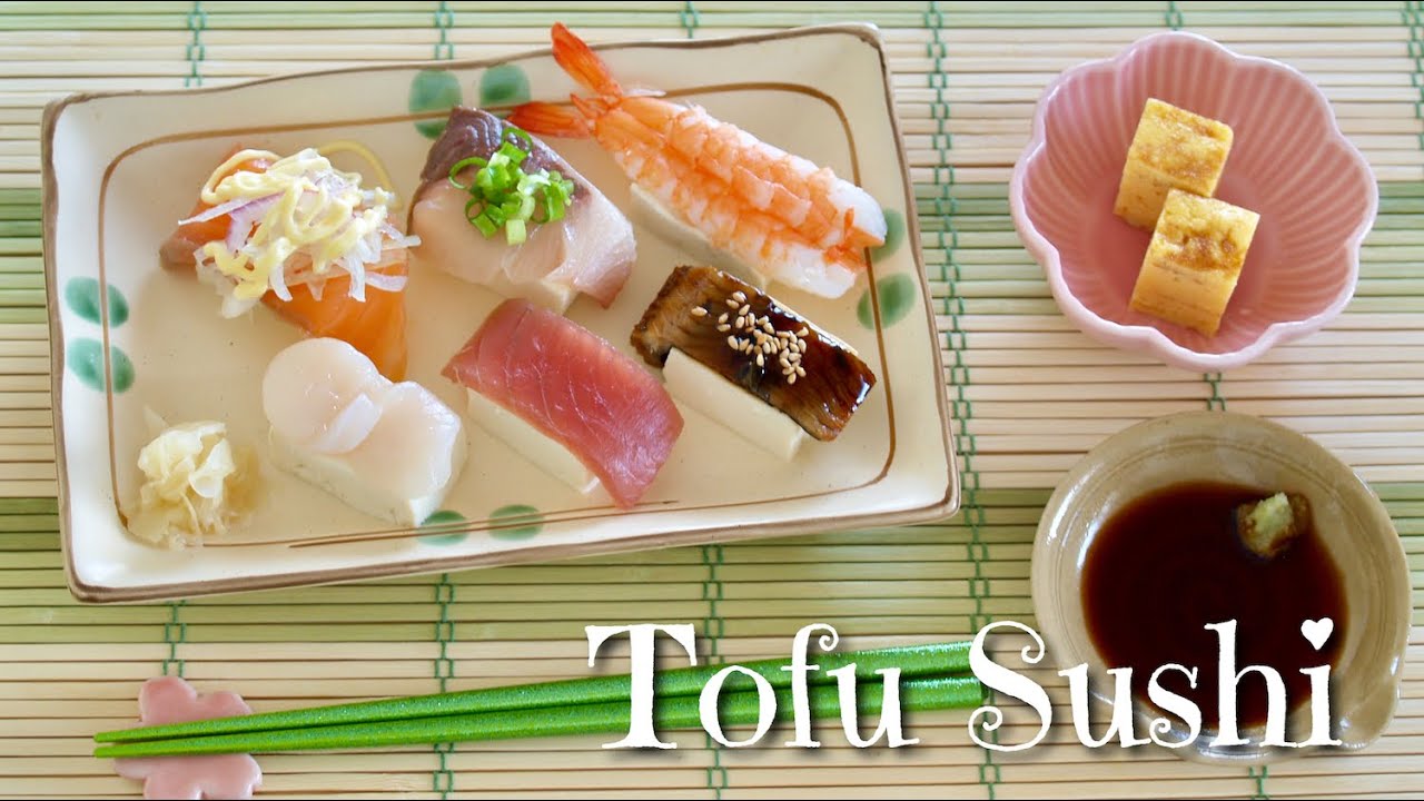Tofu Sushi (Healthy Low Carb Sushi Idea Recipe) | OCHIKERON | Create Eat Happy :) | ochikeron