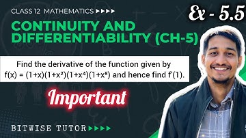 Class 12 Ex 5.5 Q16 Maths | Ex 5.5 class 12 maths q16 | Question 16 exercise 5.5 Class 12