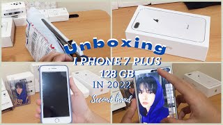unboxing iPhone 7 plus in 2022 || my replacement journey