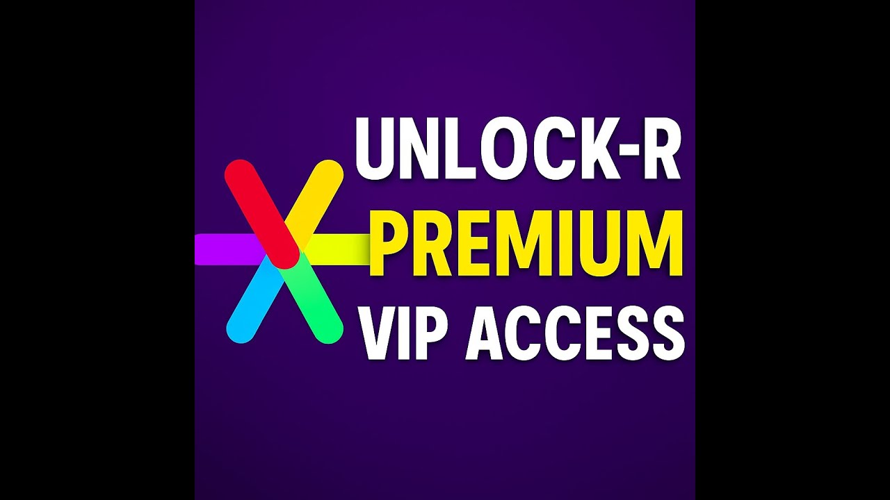 Unlock R App Code FREE UNLOCK-R PREMIUM - YouTube