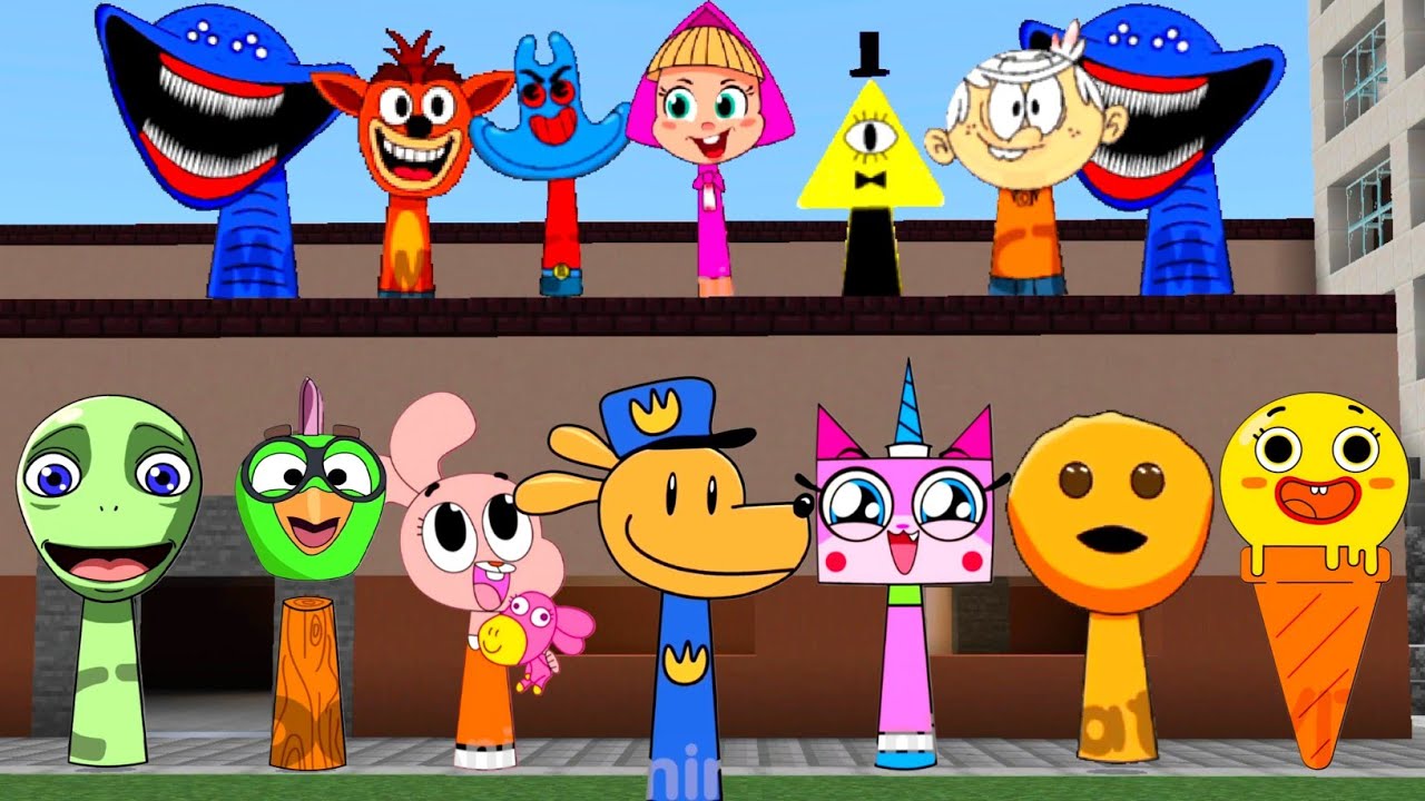 Sprunki OC Dog Man added in Minecraft PE