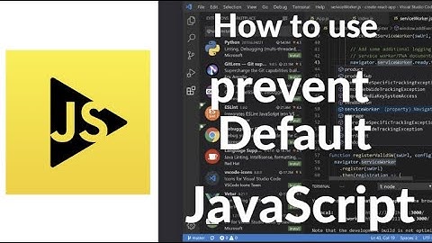 How to Use preventDefault() in JavaScript | Stop Default Browser Actions Easily (2025)