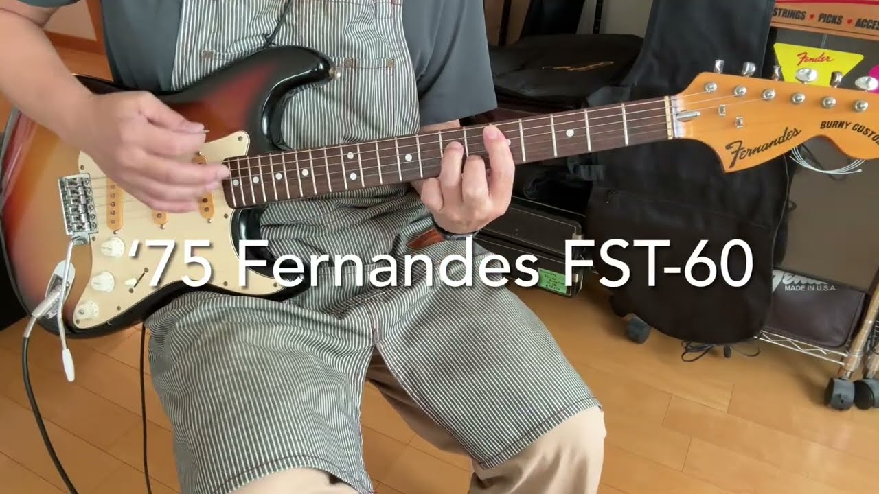 75 Fernandes FST-60 Burny Custom - YouTube
