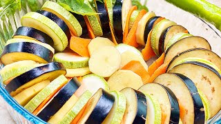 Рататуй - запеченные овощи в духовке
