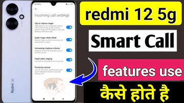 redmi 12 5G smart call setting | redmi 12 5G me smart call use kaise kare