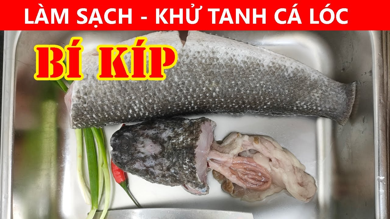 Cách làm cá lóc sạch không tanh đơn giản tại nhà - YouTube