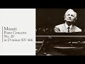 MOZART Piano Concerto No. 20 in D minor KV 466 (Wilhelm Kempff)(1956)