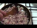 Макароны с куриной печенью