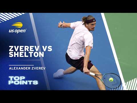 Alexander Zverev's Best Points vs Ben Shelton | 2026 US Open Final