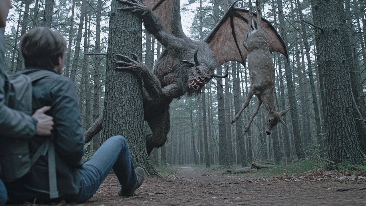 Família se Afasta de Mais de Local de Camping e Acaba Sendo Caçada por Criatura Monstruosa