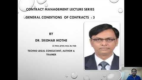 3 - General Conditions of Contracts