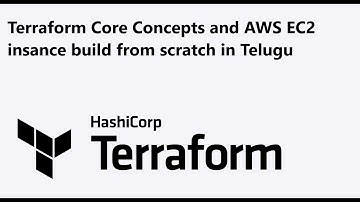 Terraform core concepts,How to create AWS EC2 instance using terraform script from scratch in Telugu