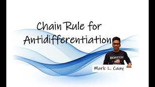 Chain Rule for Antidifferentiation