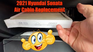 DIY: 2021 Hyundai Sonata Cabin Filter Replacement