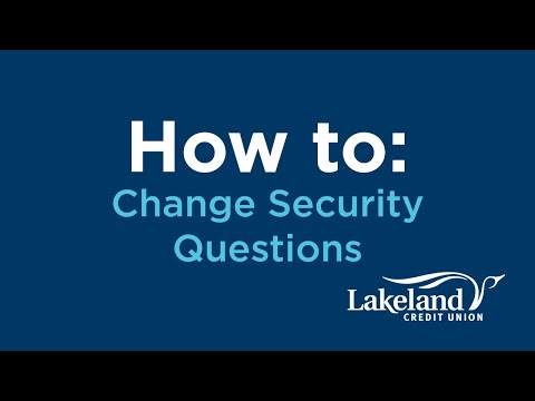 Video: Come Modificare La Domanda Di Sicurezza