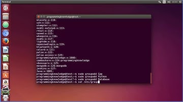 Linux Command Line Tutorial For Beginners 24   Basic Group Management groups, groupadd, groupdel