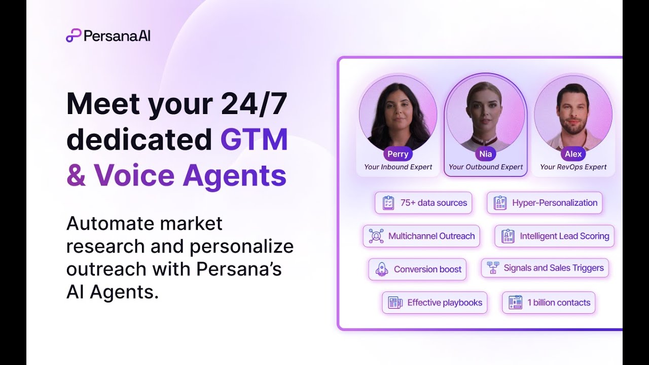 Persana AI GTM and Voice Agents