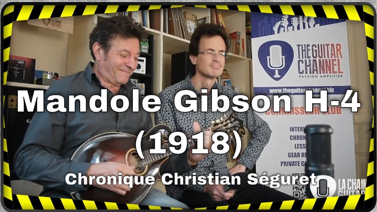 Mandole Gibson H 4 de 1918 prsente et joue par Christian Sguret