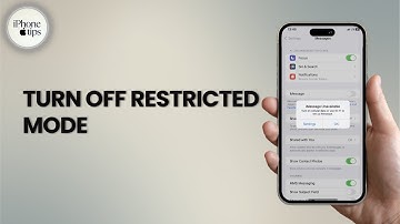 How To Turn Off Restricted Mode On ANY iPhone! (2022)