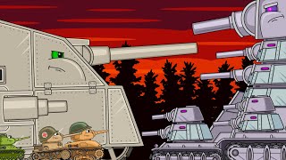 KV44 vs A7V Super Mutant | “Revenge of the Ghosts” Tank Cartoon