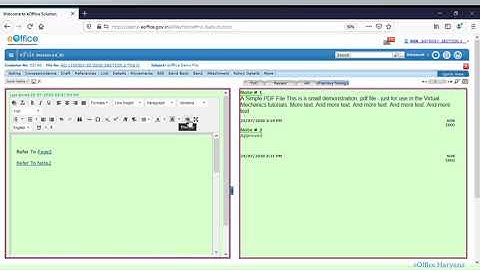 4 Flagging or Reference In Eoffice | Eoffice File Section | Eoffice Haryana